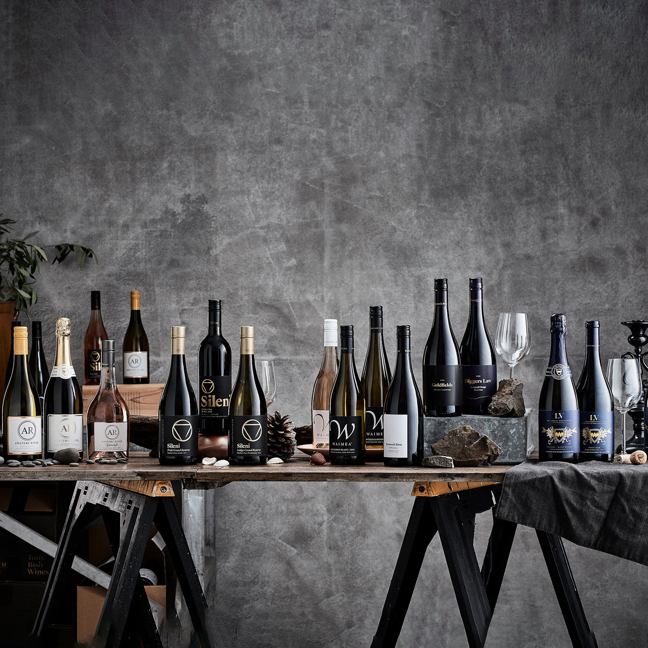 Gravity Cellars family of wines